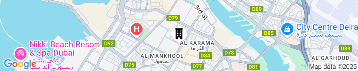 Map for DoubleTree by Hilton Dubai M Square Hotel & Residences