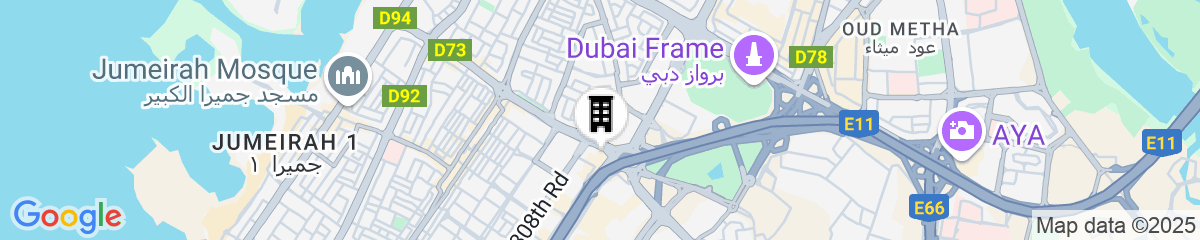 Map for The H Dubai
