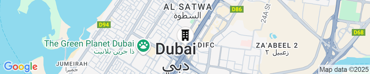 Map for Shangri-La Residences and Apartments