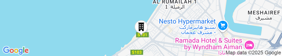 Map for Sheraton Sharjah Beach Resort & Spa