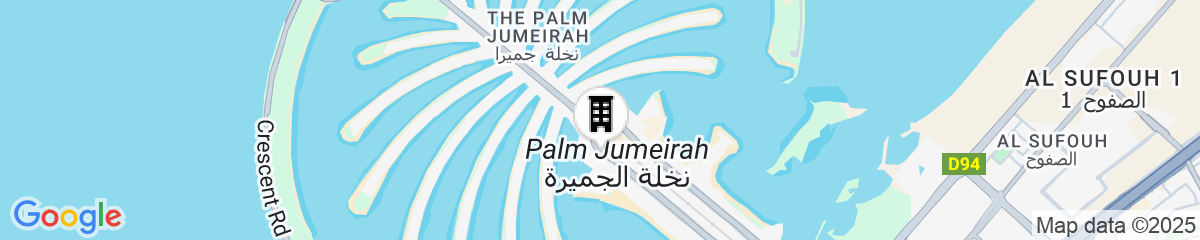 Map for Dukes The Palm, a Royal Hideaway Hotel