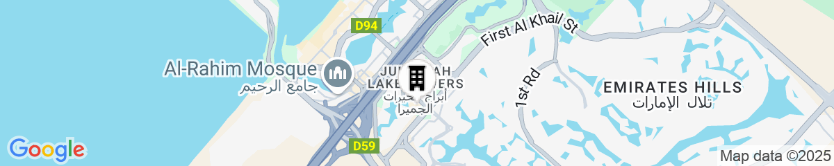 Map for voco Bonnington Dubai by IHG