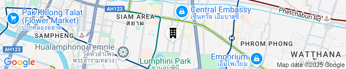 Map for Sindhorn Kempinski Hotel Bangkok