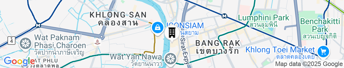 Map for Mandarin Oriental, Bangkok