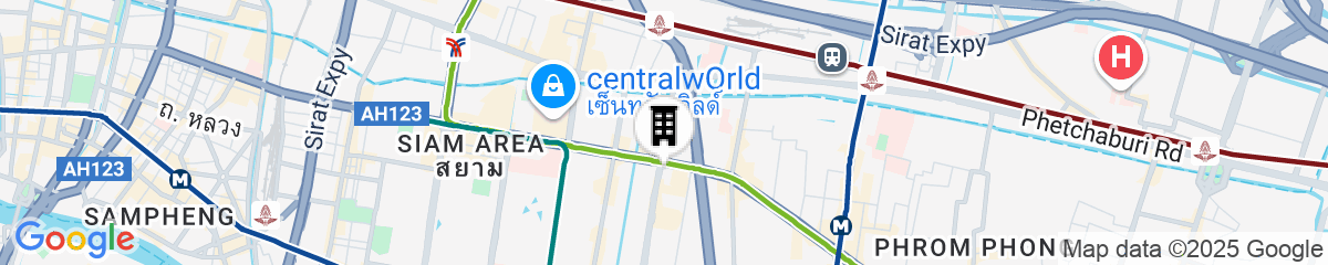 Map for The Okura Prestige Bangkok