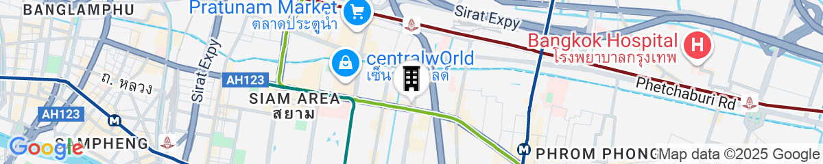 Map for Park Hyatt Bangkok