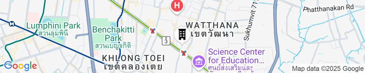 Map for Madi Paidi Bangkok, Autograph Collection (Marriott International) 