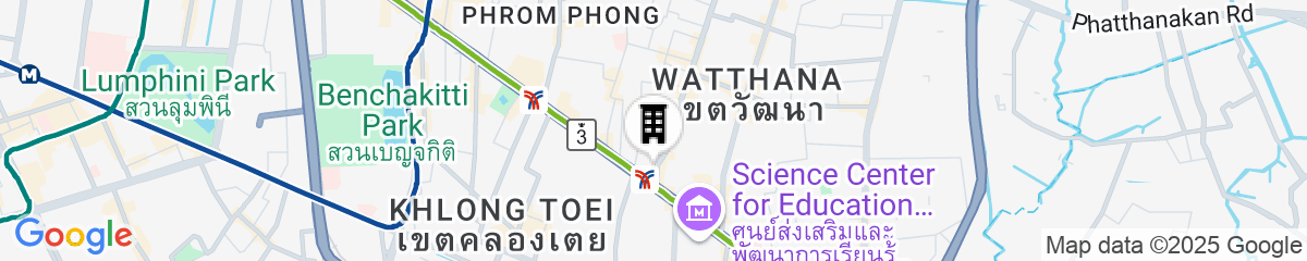 Map for Hotel Nikko Bangkok