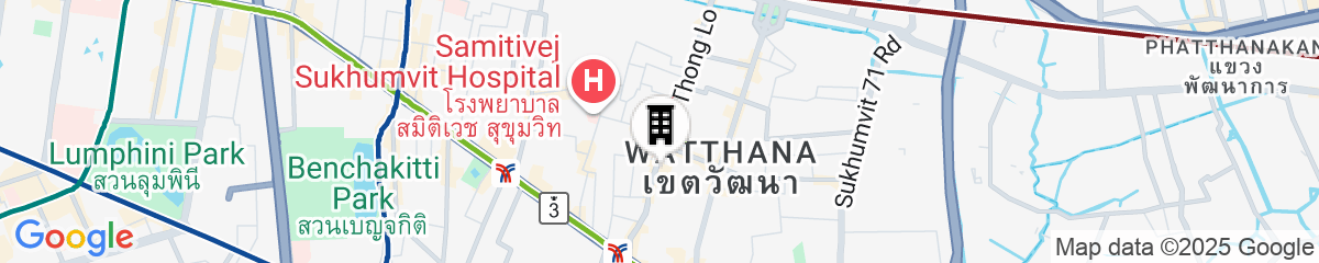 Map for MUU Bangkok, Small Luxury Hotels of the World