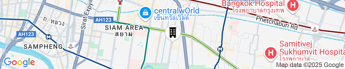 Map for Hotel Indigo Bangkok Wireless Road by IHG