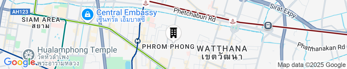 Map for 137 Pillars Residences Bangkok
