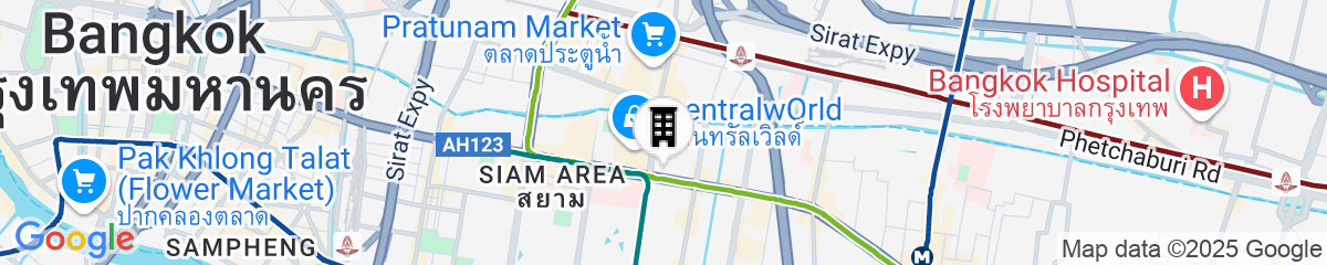 Map for InterContinental Bangkok by IHG
