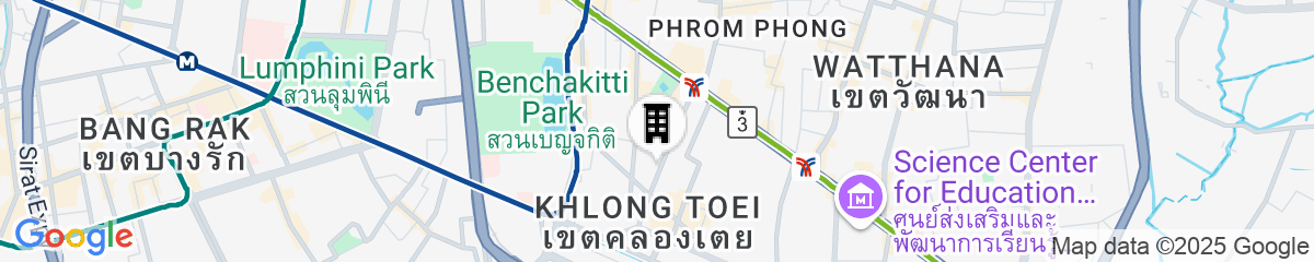Map for Sukhumvit Park, Bangkok - Marriott Executive Apartments