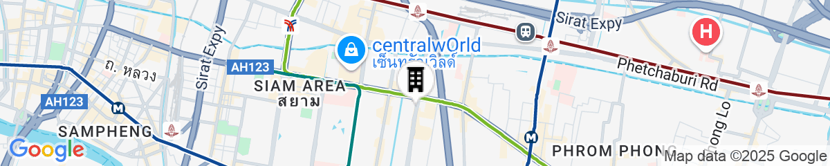 Map for Grande Centre Point Ploenchit