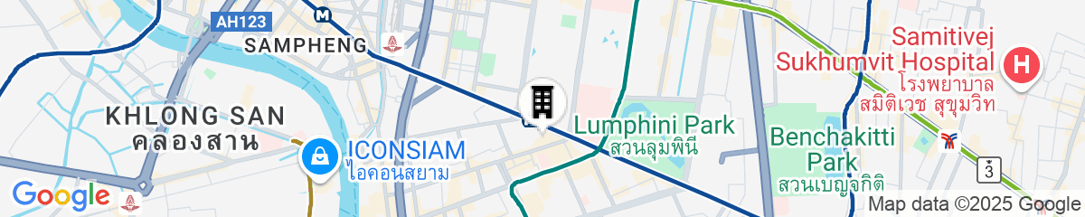 Map for Montien Hotel Surawong Bangkok