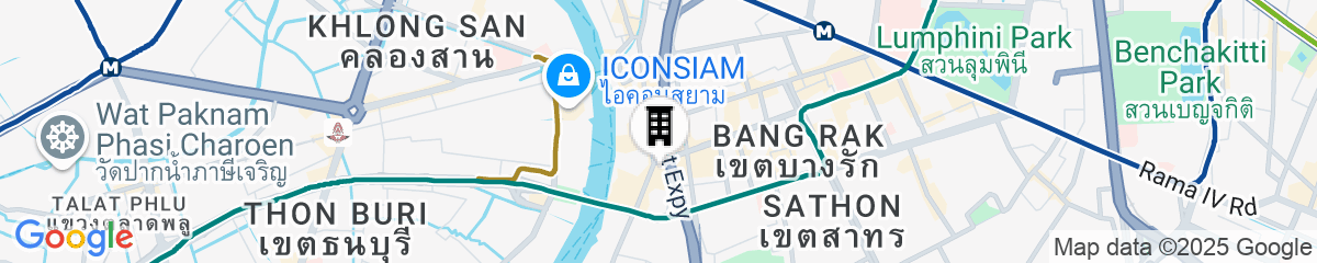 Map for Tower Club at lebua