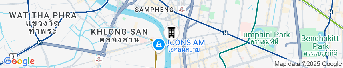 Map for Royal Orchid Sheraton Riverside Hotel Bangkok
