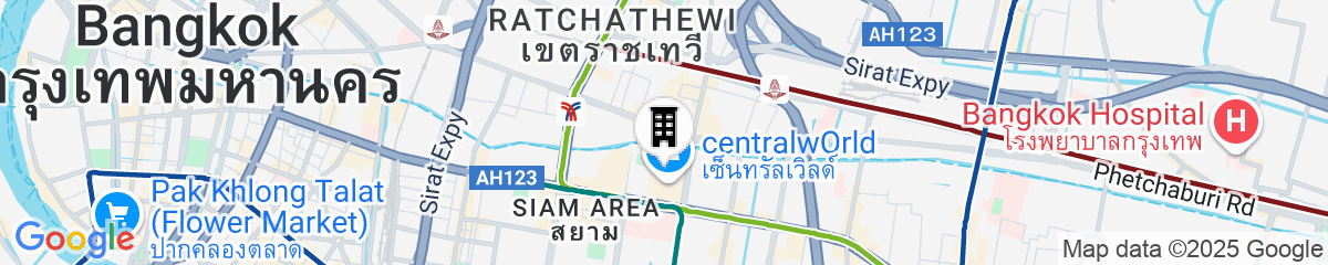 Map for Centara Grand at CentralWorld