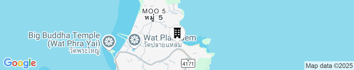 Map for SALA Samui Choengmon Beach