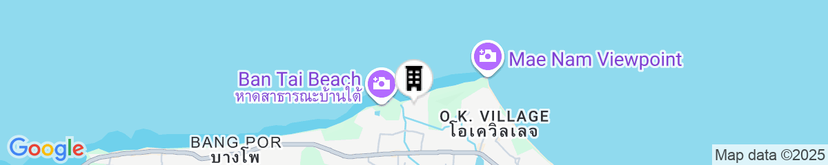 Map for Napasai Samui