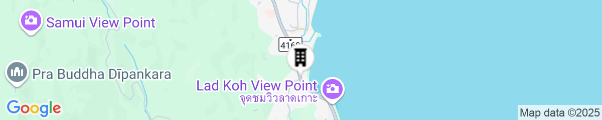 Map for Sheraton Samui Resort