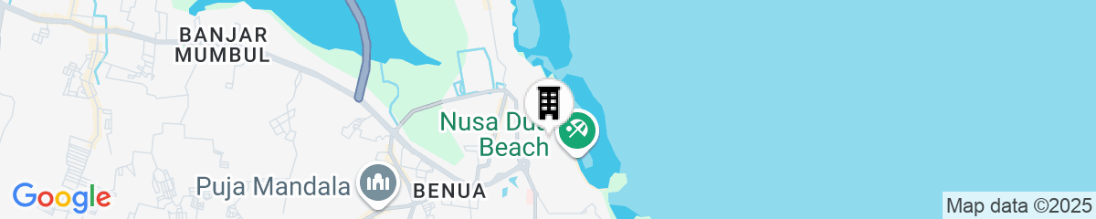 Map for Nusa Dua Beach Hotel and Spa - Handwritten Collection