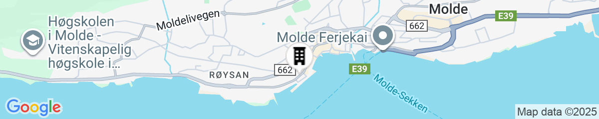 Map for Scandic Alexandra Molde