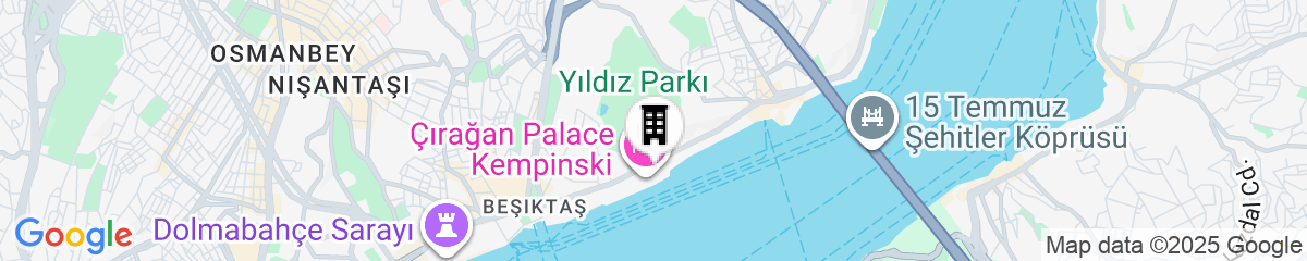 Map for Ciragan Palace Kempinski