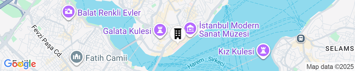 Map for JW Marriott Istanbul Bosphorus