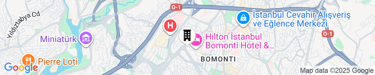 Map for Novotel Istanbul Bomonti