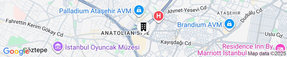 Map for Istanbul Marriott Hotel Asia
