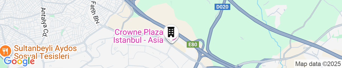 Map for Crowne Plaza Hotel Istanbul - Asia by IHG