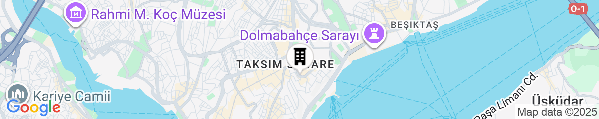 Map for CVK Park Bosphorus Hotel Istanbul