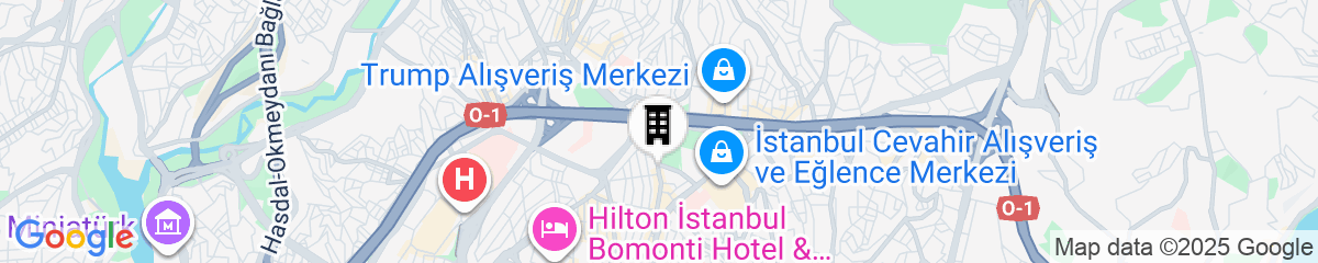 Map for Istanbul Marriott Hotel Sisli