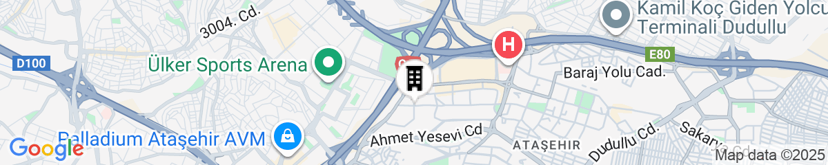 Map for Radisson Blu Hotel Istanbul Asia