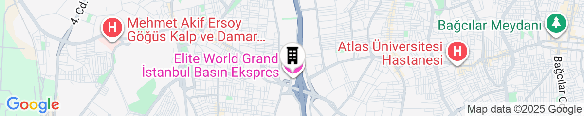 Map for Elite World Grand Istanbul Basın Ekspres 