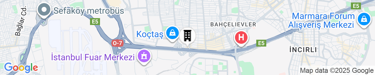 Map for Bricks Hotel Istanbul