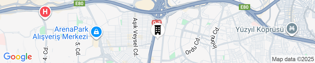 Map for Wanda Vista Istanbul