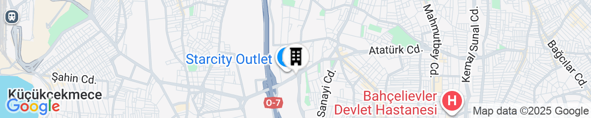 Map for Istanbul Gonen Hotel