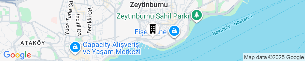Map for Radisson Blu Hotel Istanbul Ottomare