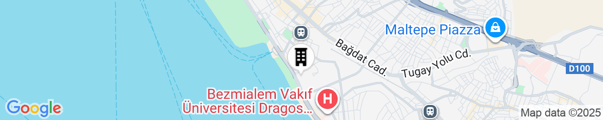 Map for Cevahir Hotel Istanbul Asia