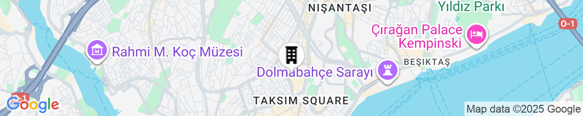 Map for Elite World Istanbul Taksim 