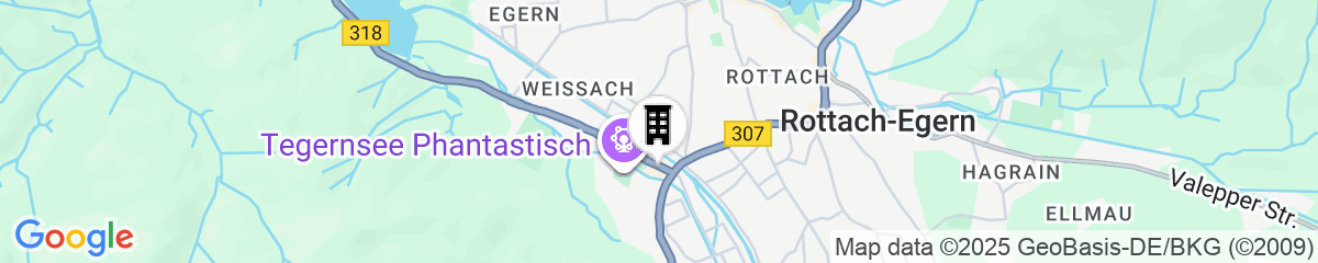 Map for Spa & Resort Bachmair Weissach, LUXURY FAMILY RESORT
