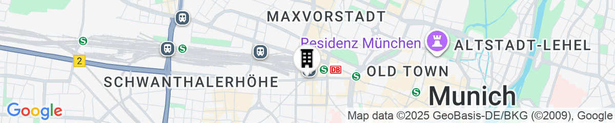 Map for Sofitel Munich Bayerpost