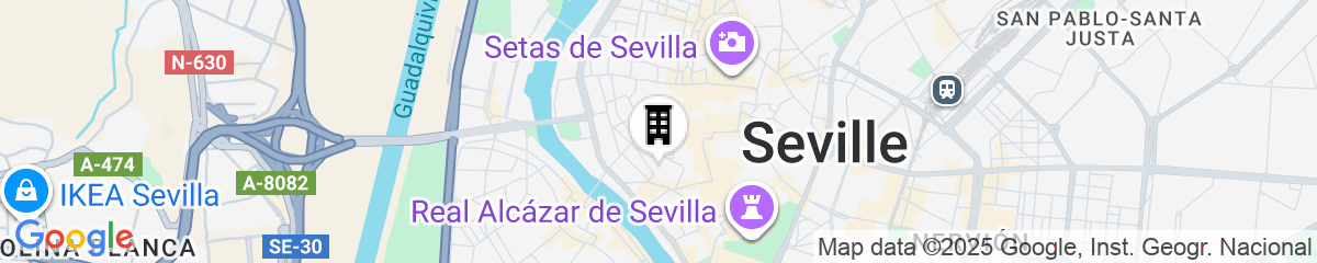 Map for Hotel Mercer Sevilla 5 GL