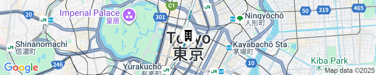 Map for Bvlgari Hotel Tokyo