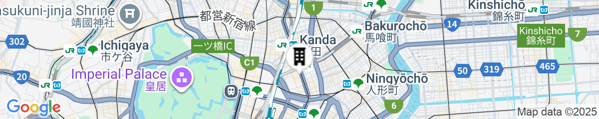 Map for Mandarin Oriental, Tokyo