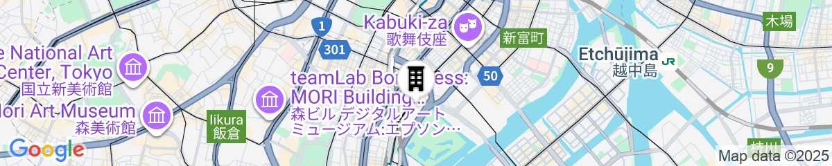 Map for Conrad Tokyo