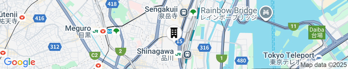 Map for The Prince Sakura Tower Tokyo, Autograph Collection