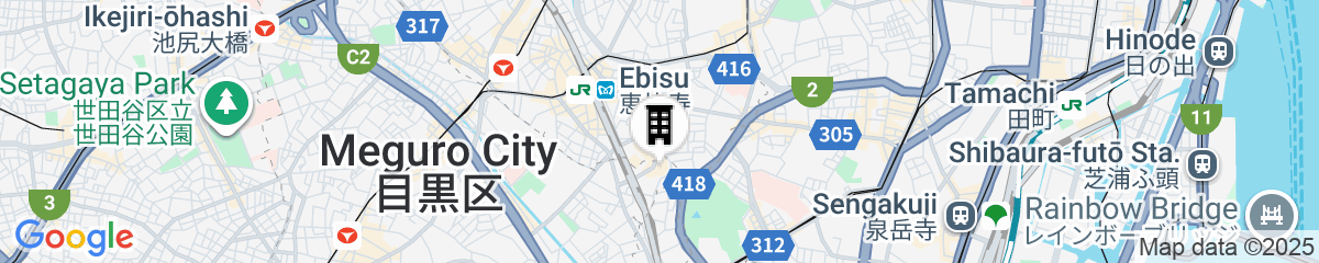Map for The Westin Tokyo